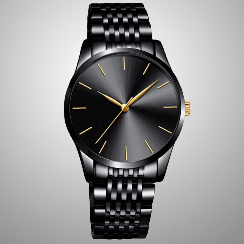 Luxury Men Lifestyle - Stainless Steel Men Wrist Watch Quartz