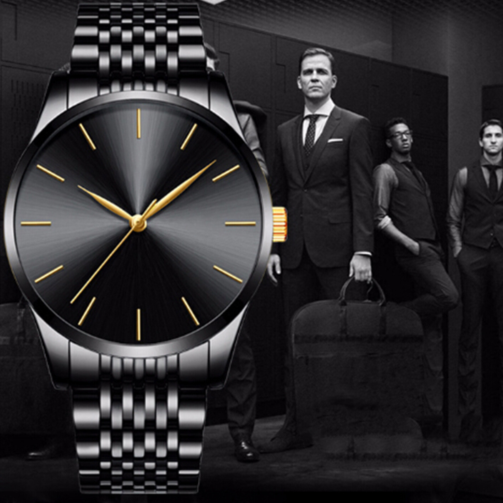 Stainless Steel Men Wrist Watc - Luxury Men Lifestyle review and price