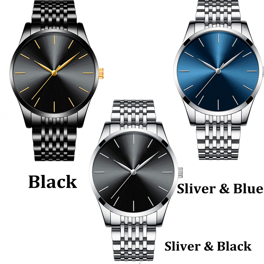 Stainless Steel Men Wrist Watc - Luxury Men Lifestyle review and price